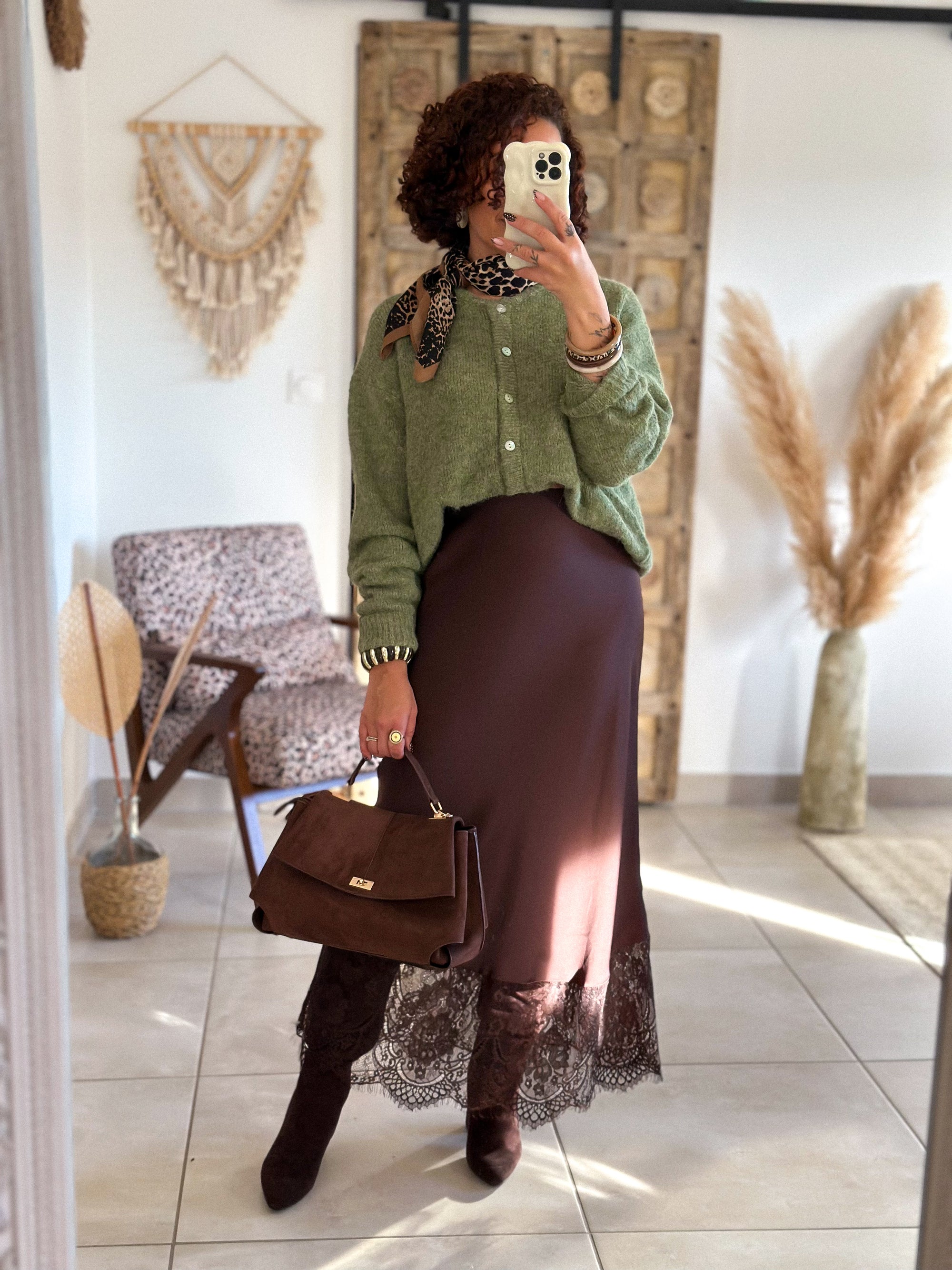 Cardigan Louisa - Olive