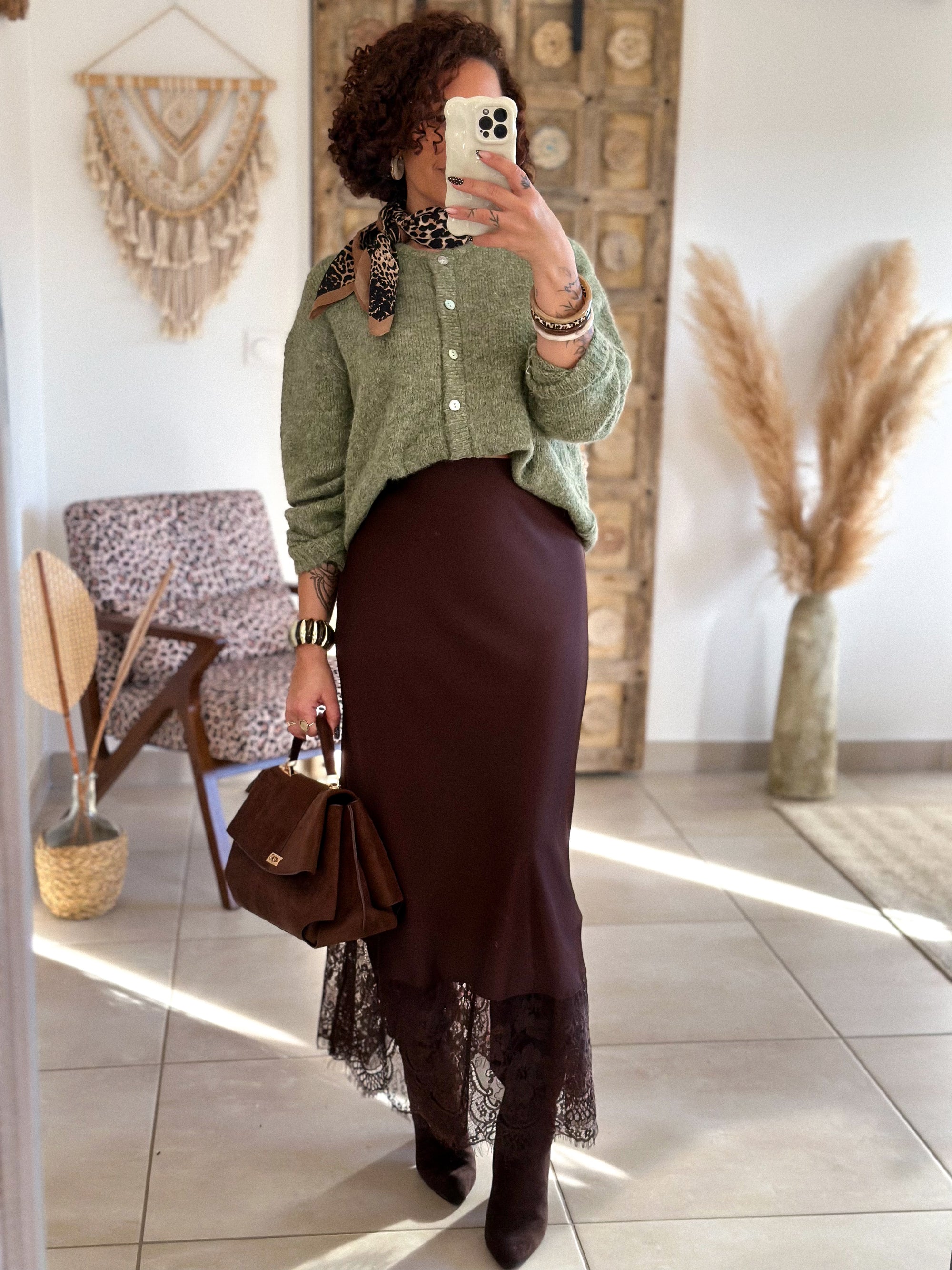 Cardigan Louisa - Olive