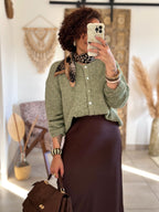 Cardigan Louisa - Olive