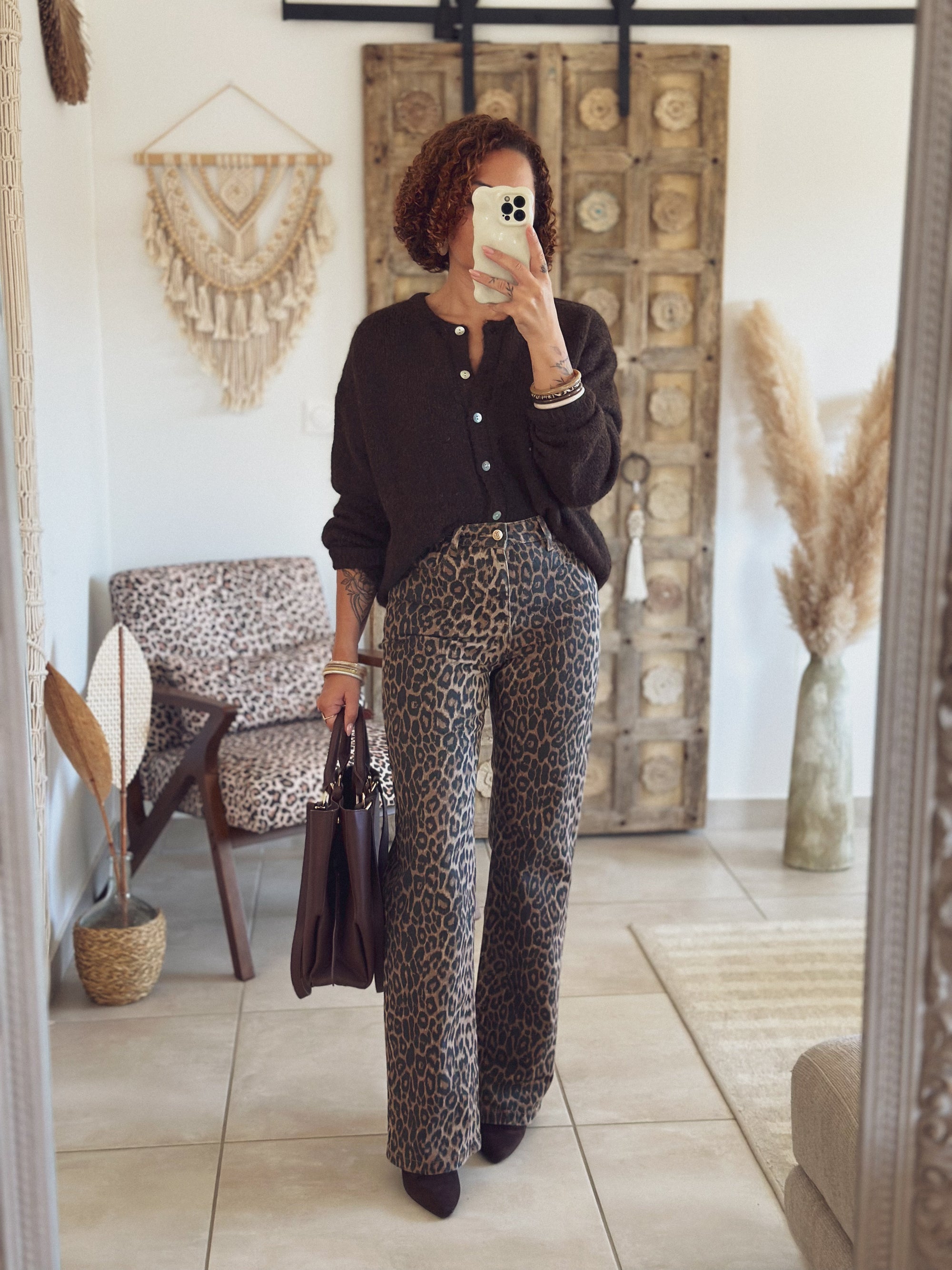 Cardigan Louisa – Chocolat