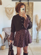 Cardigan Louisa – Chocolat
