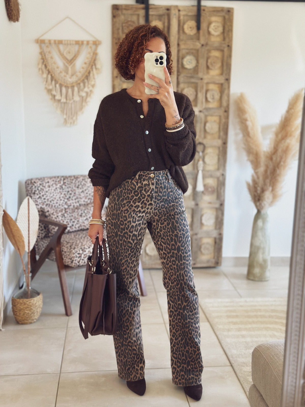 Cardigan Louisa – Chocolate