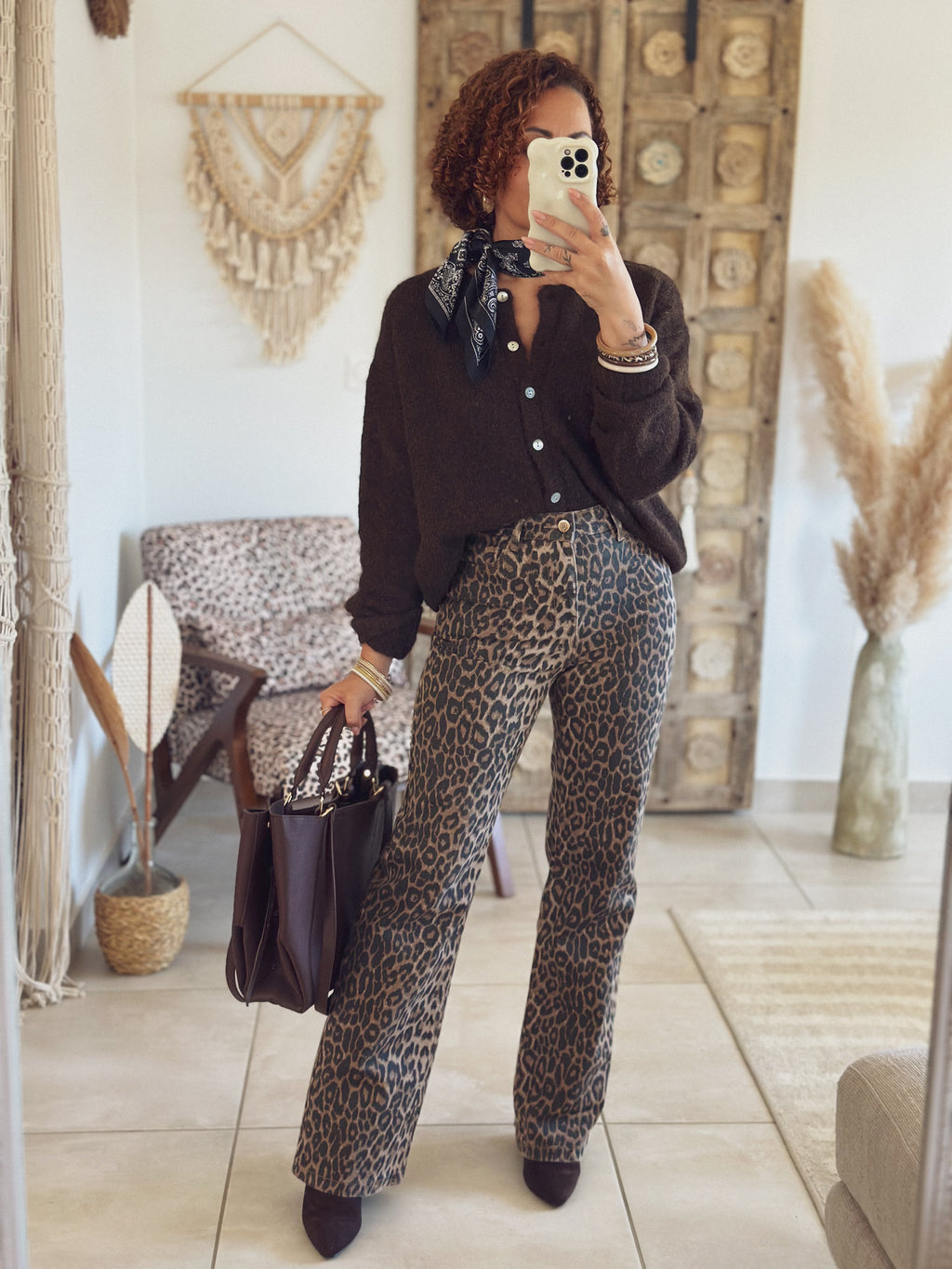 Cardigan Louisa – Chocolat