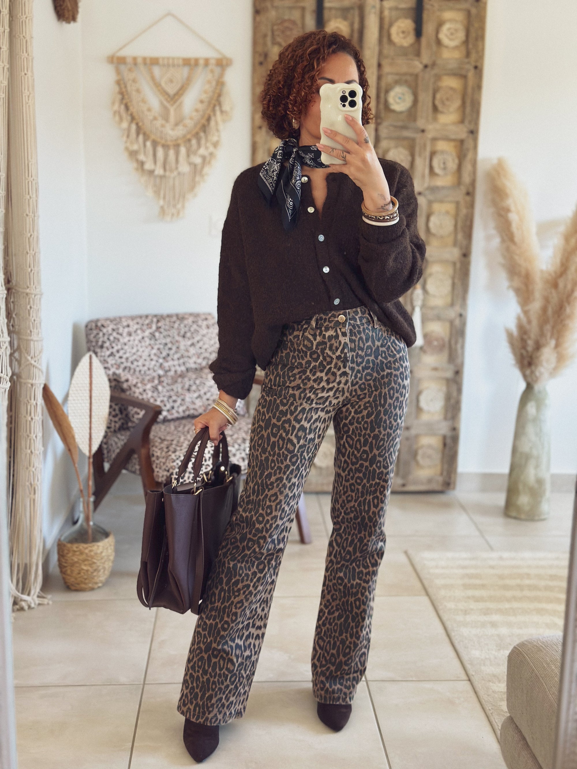 Cardigan Louisa – Chocolat