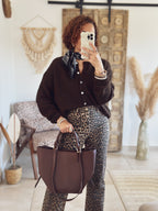Cardigan Louisa – Chocolat