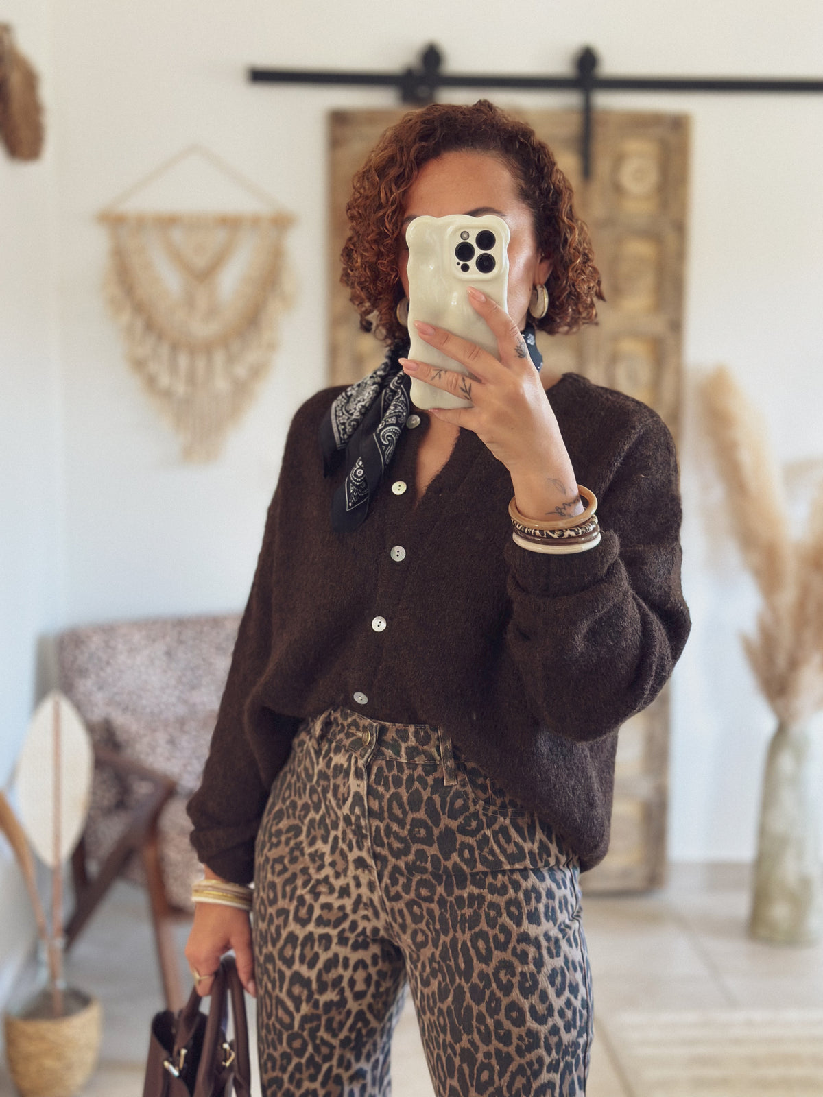 Cardigan Louisa – Chocolate