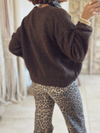 Cardigan Louisa – Chocolat