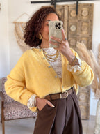 Cardigan Louisa - Jaune