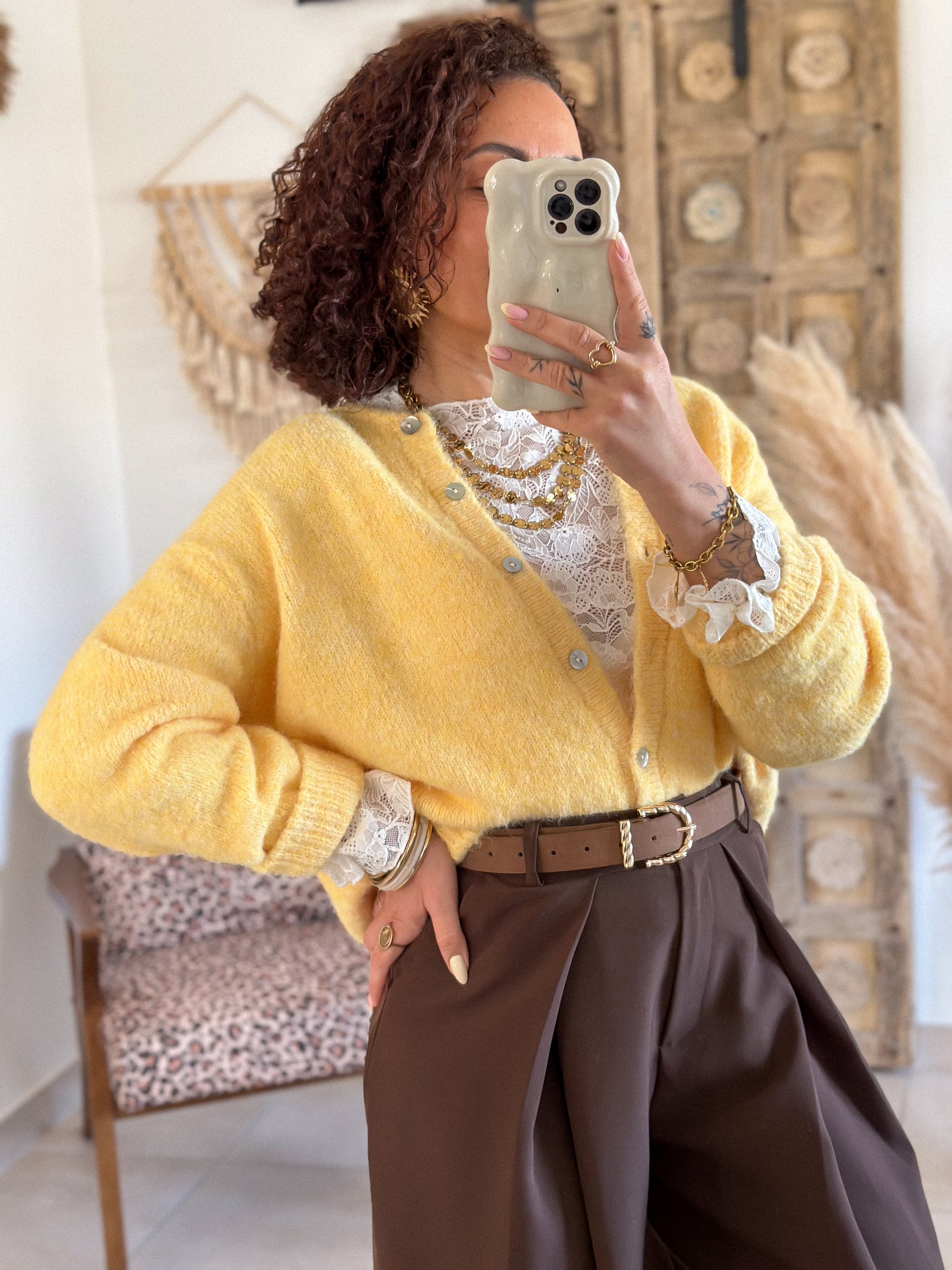 Blouse Cataleya - Dentelle crème