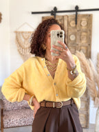 Cardigan Louisa - Jaune