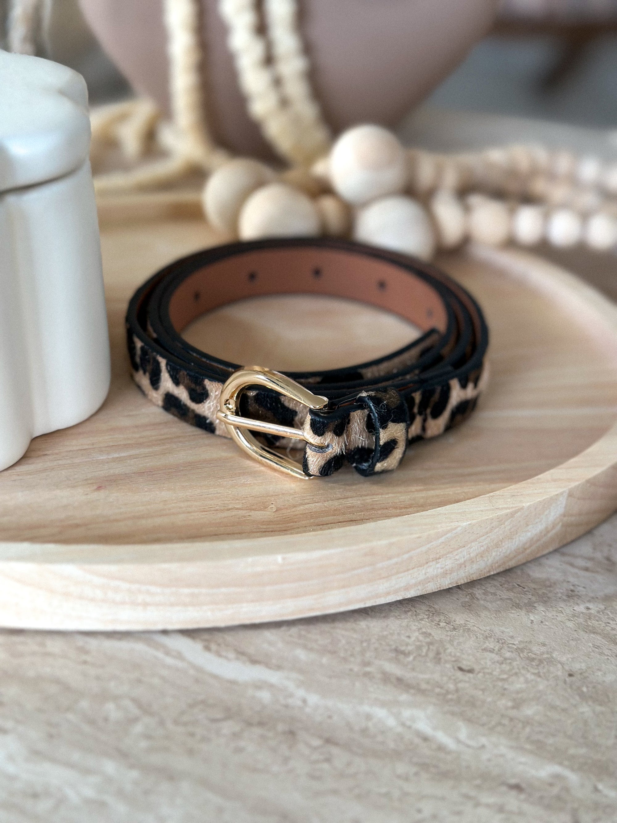 Ceinture Ambre - Léopard