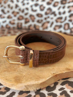Ceinture Pio - Croco