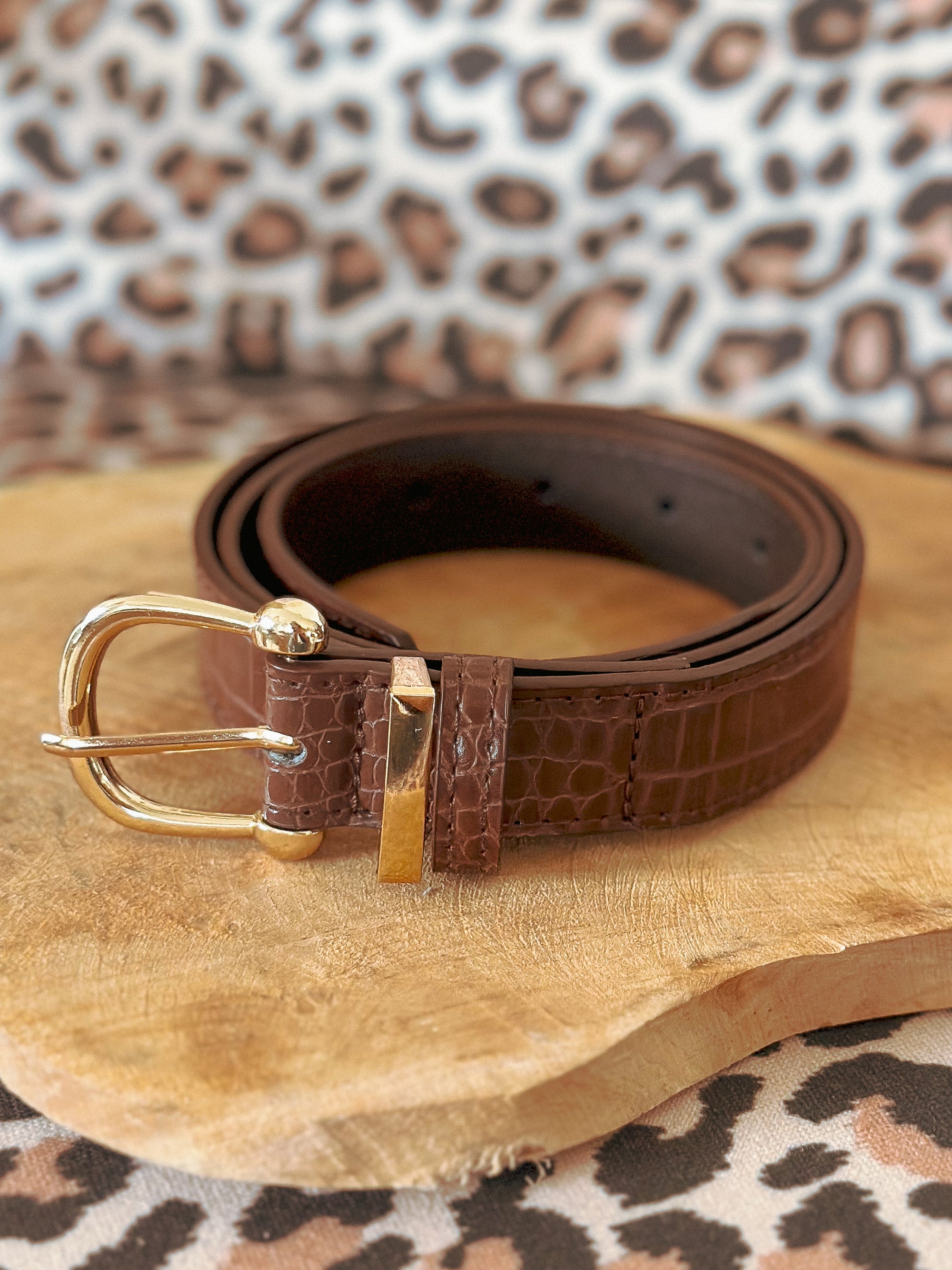 Ceinture Pio - Croco