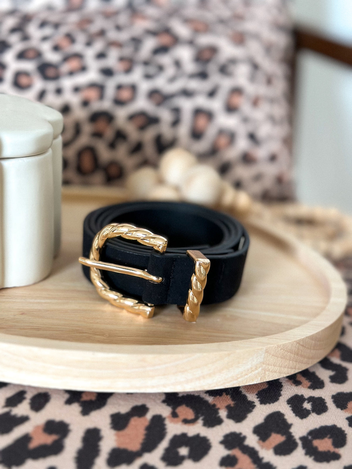 Nora Belt - Suede-effect