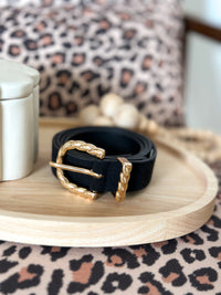 Nora Belt - Suede-effect