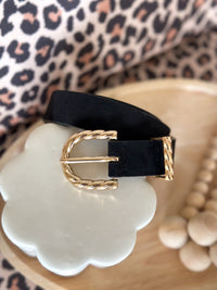 Nora Belt - Suede-effect