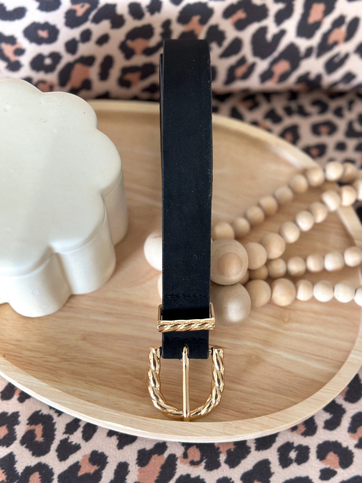 Nora Belt - Suede-effect