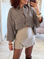 Chemise Flavie – Carreaux marron