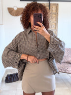 Chemise Flavie – Carreaux marron