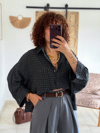 Chemise Flavie - Carreaux noir