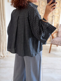 Chemise Flavie - Carreaux noir