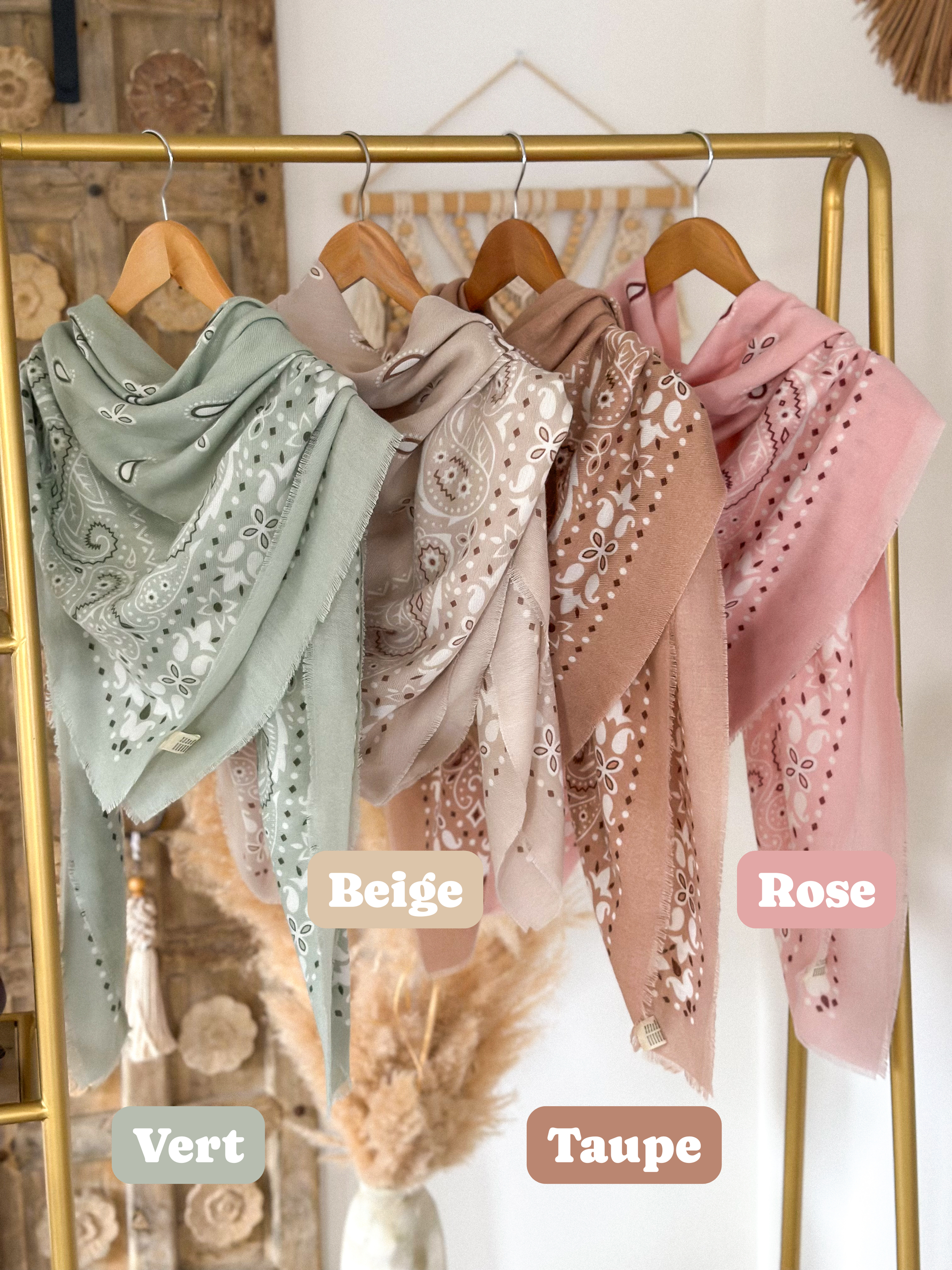 Écharpe bandana Cléa