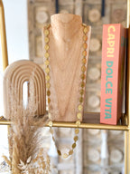 Collier long Pipa - pampilles doré