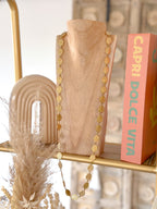 Collier long Pipa - pampilles doré