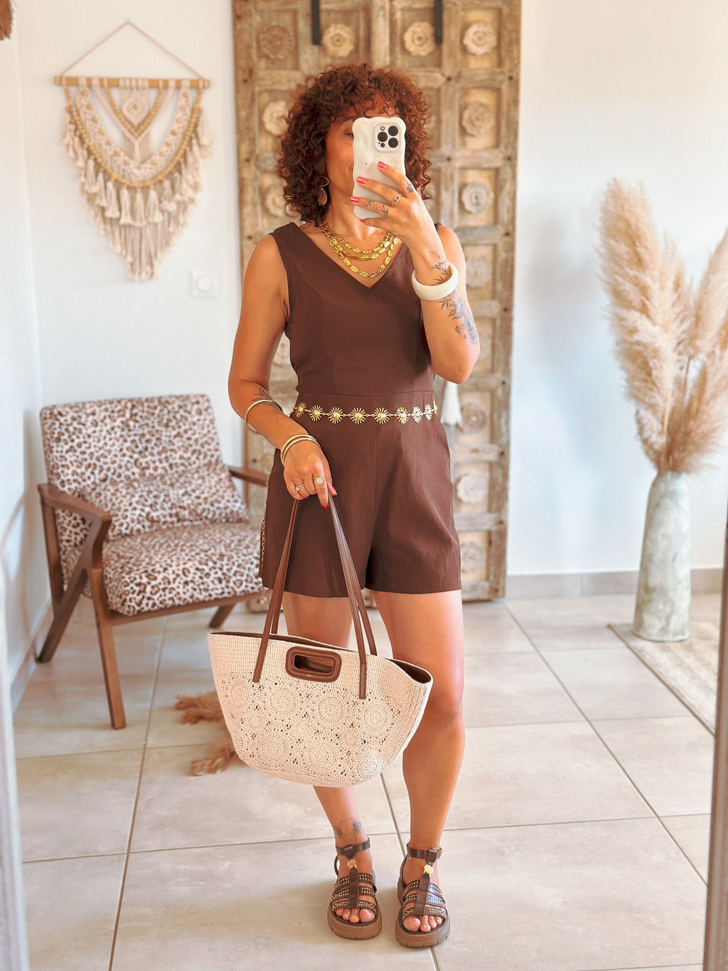 Combishort Chelah - Marron
