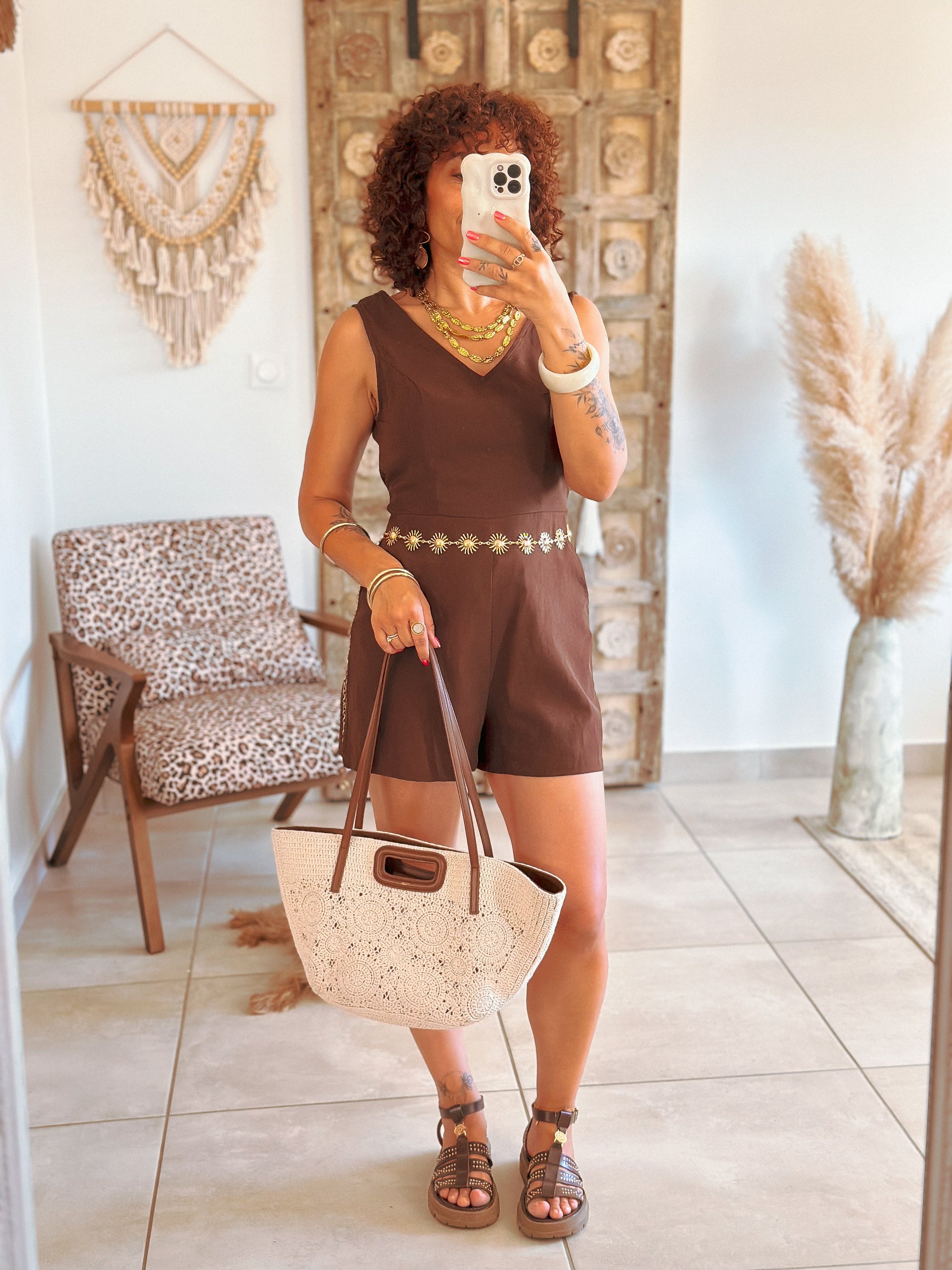 Combishort Chelah - Marron