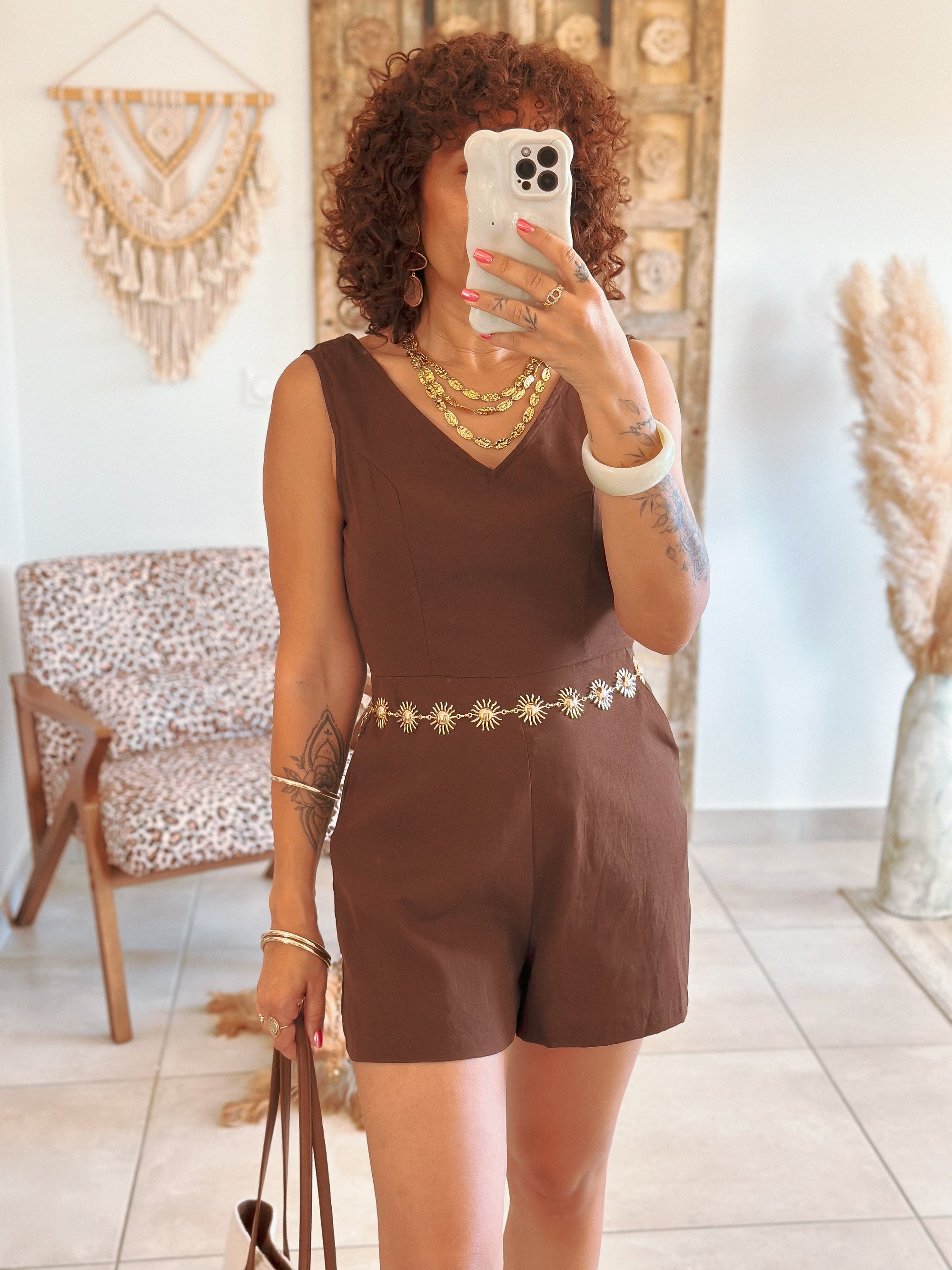 Combishort Chelah - Marron
