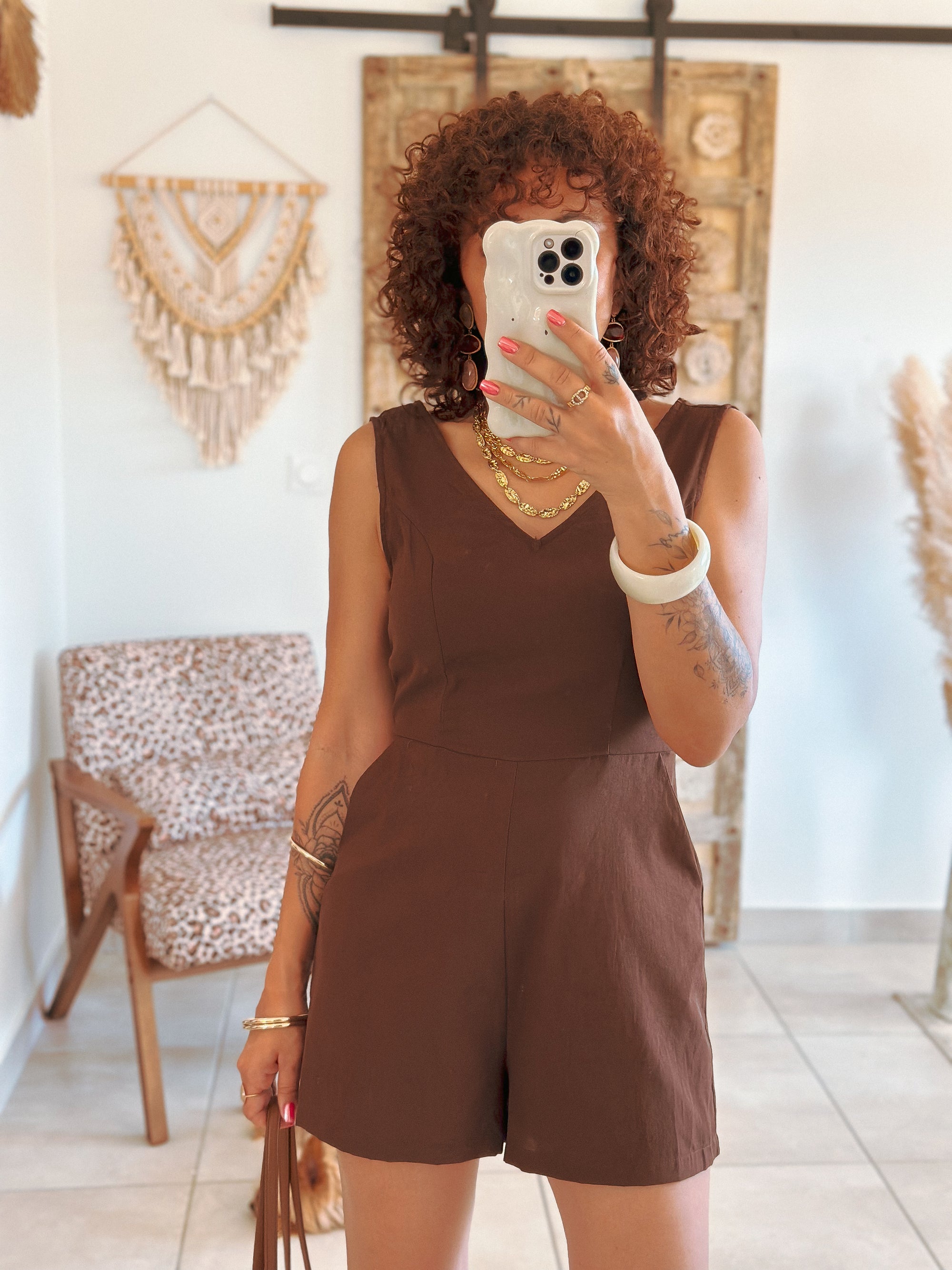 Combishort Chelah - Marron
