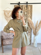 Combishort Angèle - Vert Olive
