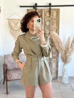 Combishort Angèle - Vert Olive