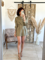 Combishort Angèle - Vert Olive