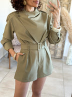 Combishort Angèle - Vert Olive