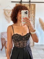 Corset Lady - Dentelle noire