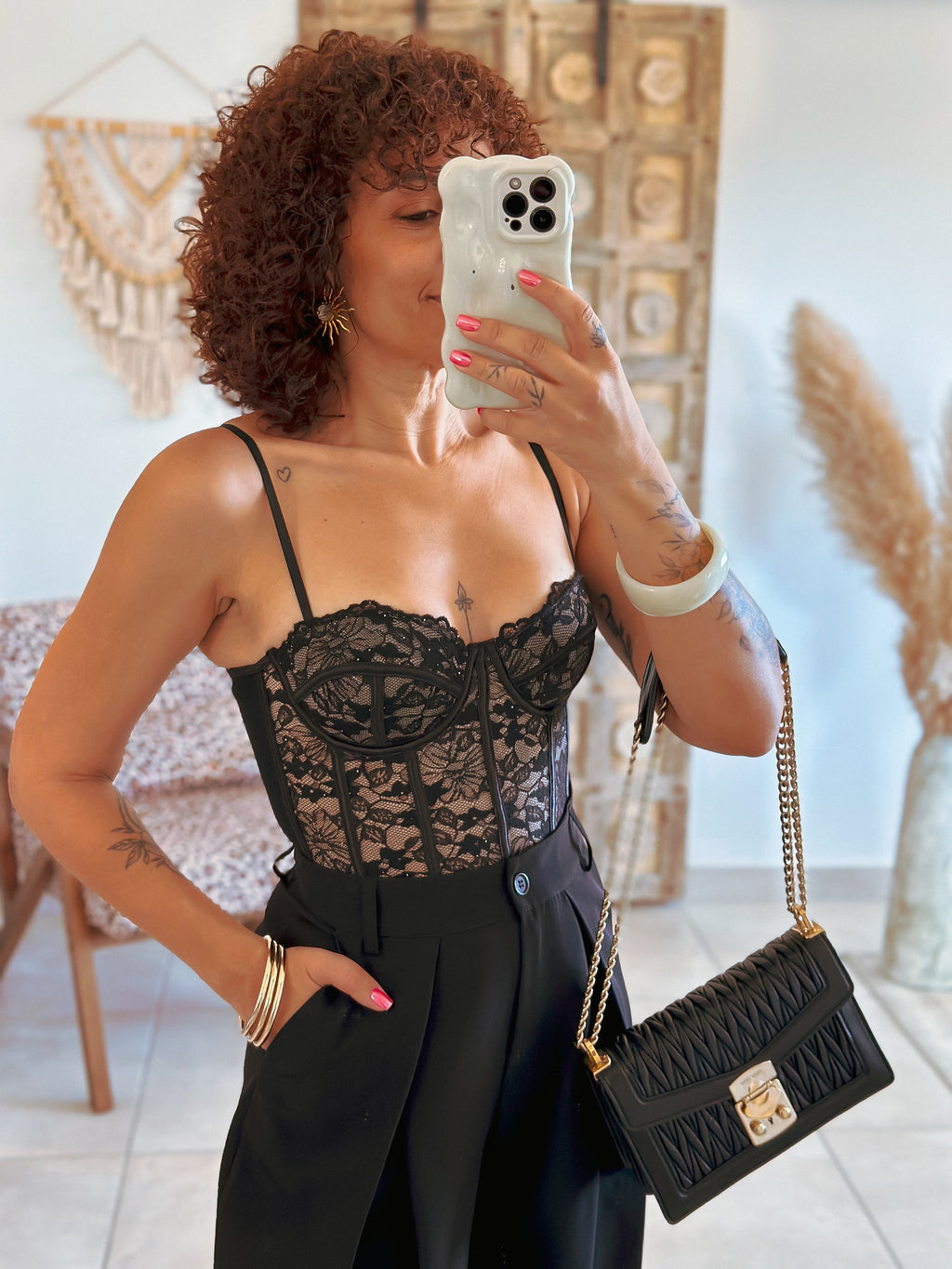 Corset Lady - Dentelle noire