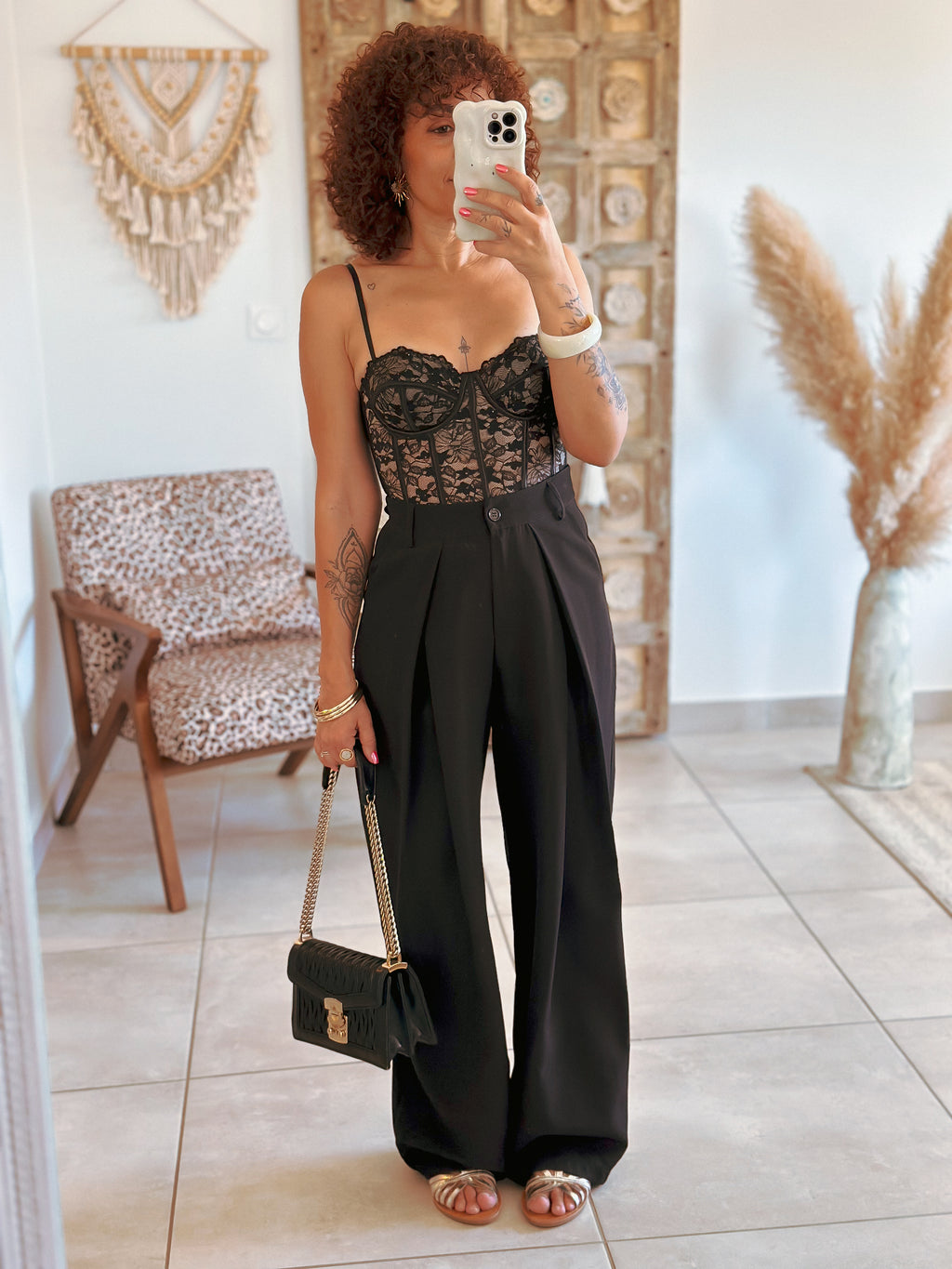 Corset Lady - Dentelle noire