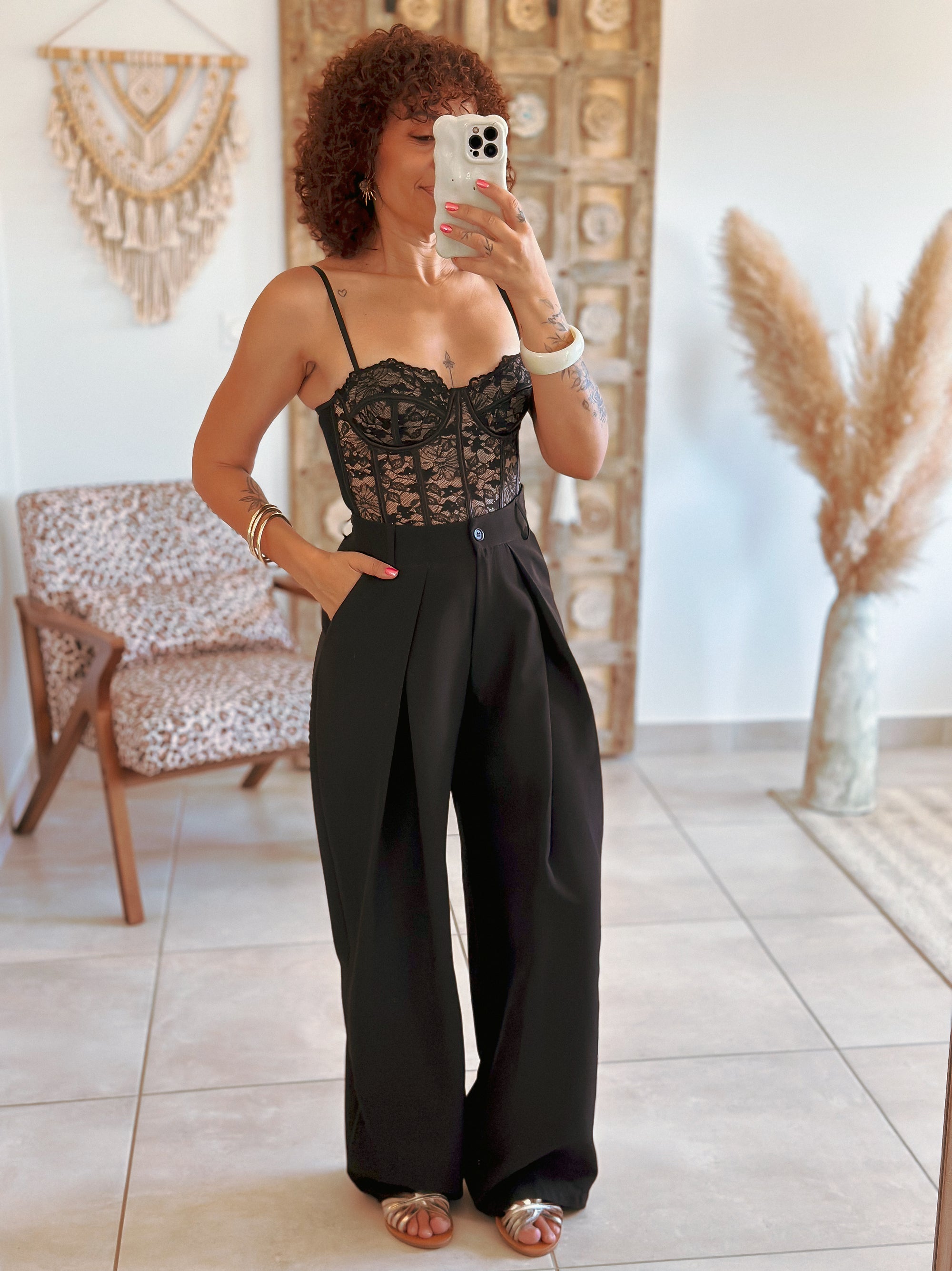 Corset Lady - Dentelle noire