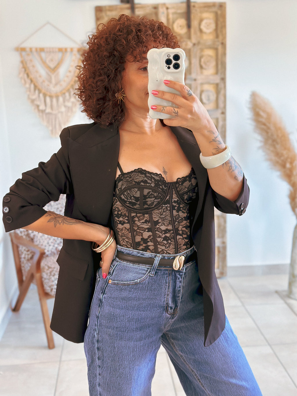Corset Lady - Dentelle noire