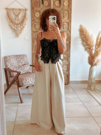 Allie Corset - Black Lace