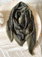 Écharpe Cléa – Bandana kaki