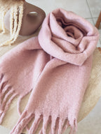Écharpe Ava – Rose poudré