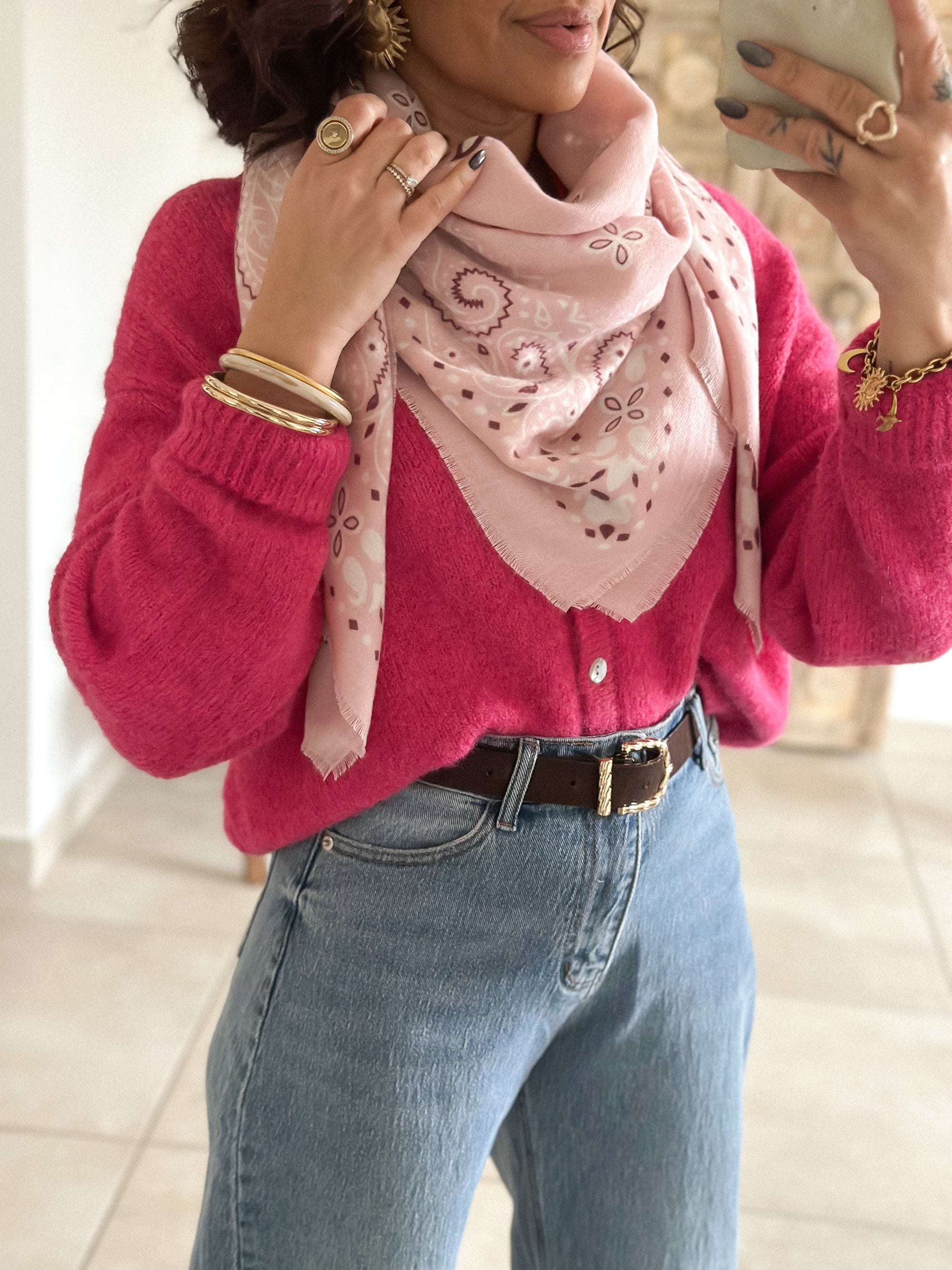 Écharpe bandana Cléa