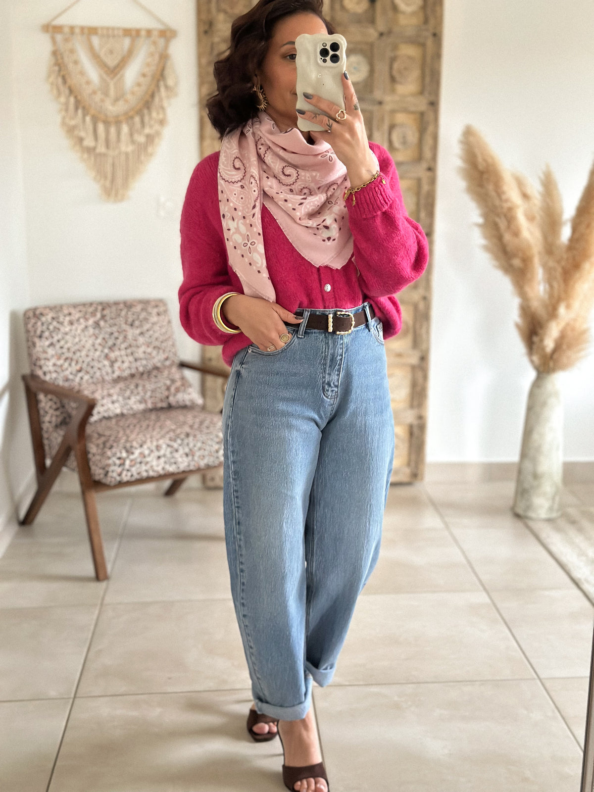Cléa bandana scarf