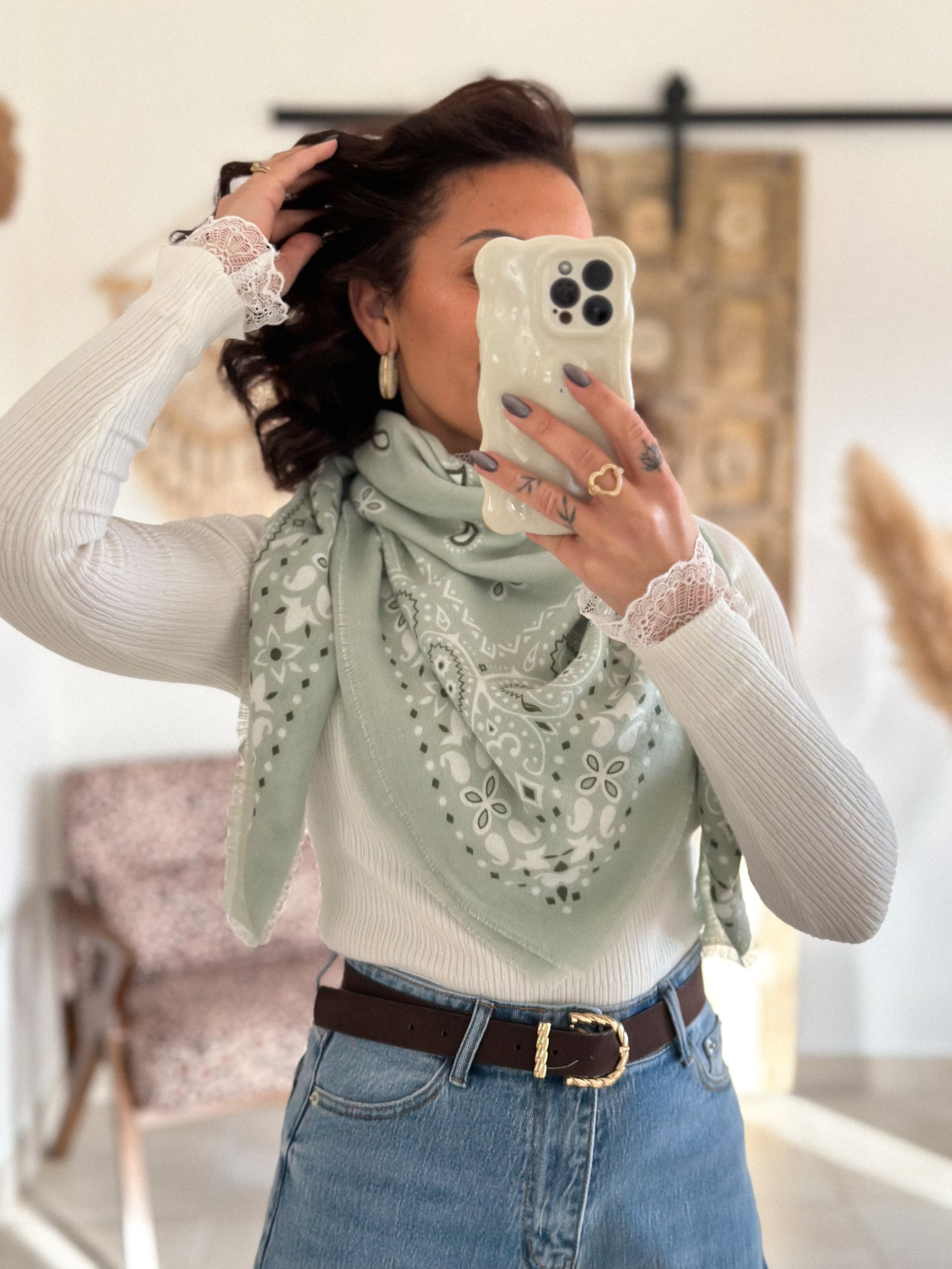 Écharpe bandana Cléa