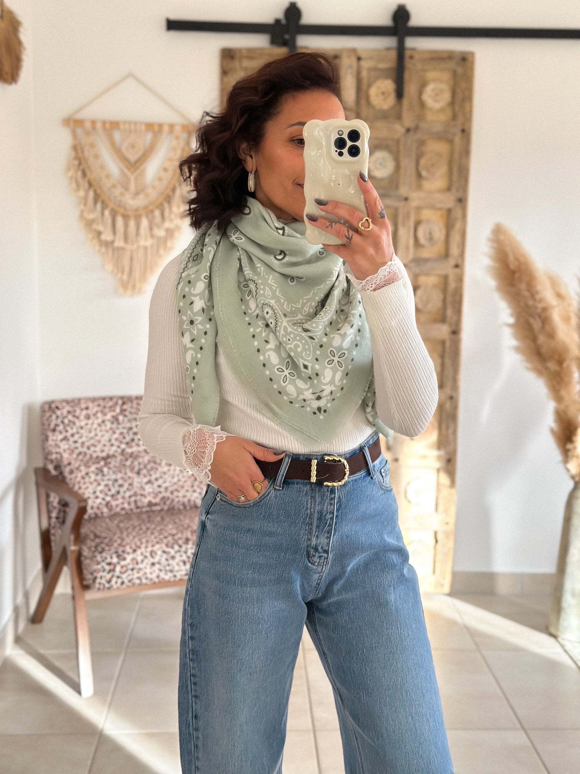 Écharpe bandana Cléa