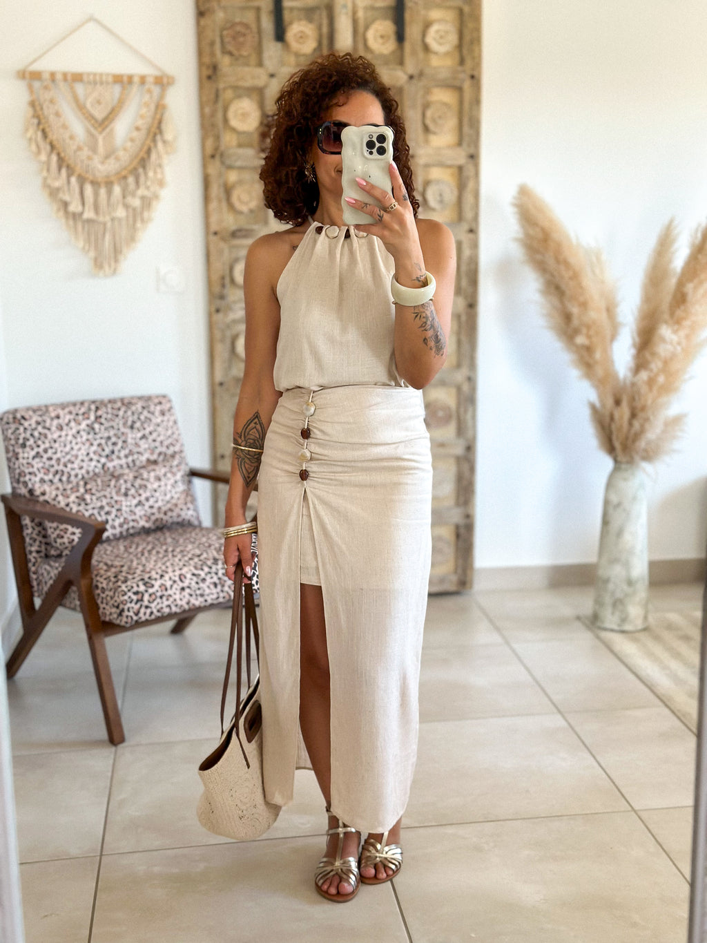 Ensemble Manoa - Lin beige