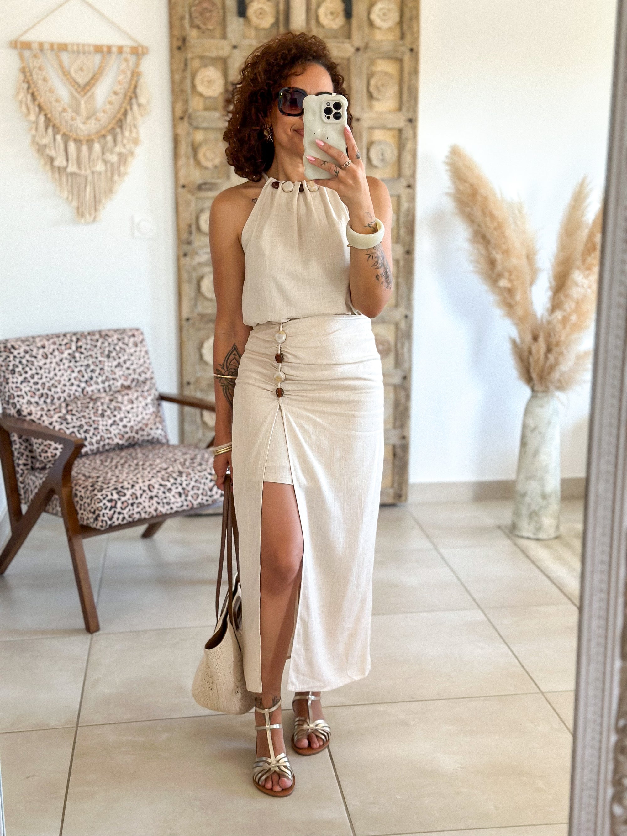Ensemble Manoa - Lin beige
